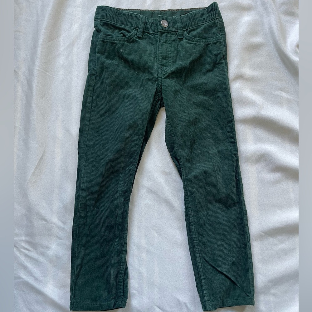 H&M Kids Corduroys 6 pair Set - Brown, 2 Navy, Olive, Light Blue, Dark Green - Picture 4 of 6